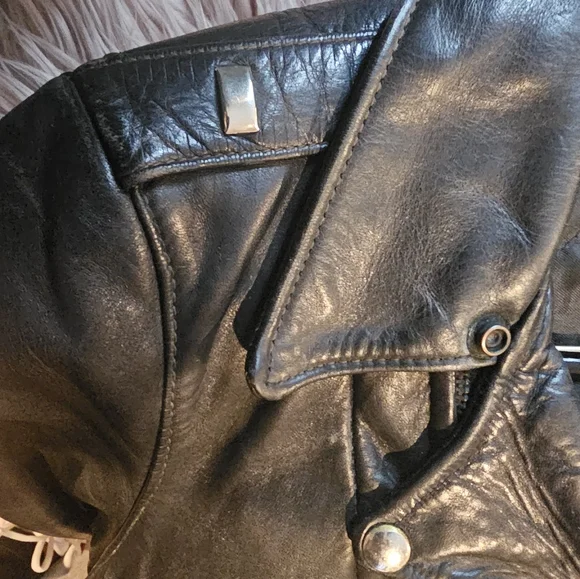 Original Buco leather biker jacket circa 1950's!